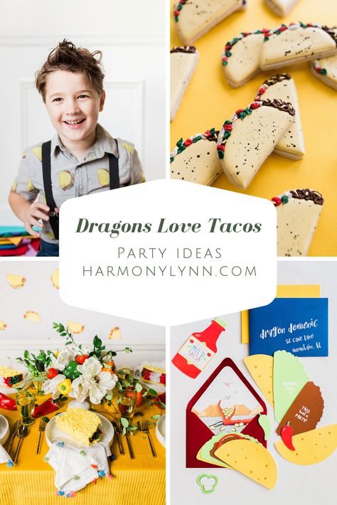 Dragon Loves Tacos Party, Dragons Love Tacos Birthday Party, Kid Birthday Party Ideas, Tacos Birthday, Dragons Love Tacos Party, Taco Birthday, Birthday Party Inspiration, Kid Birthday Party, Dragons Love Tacos