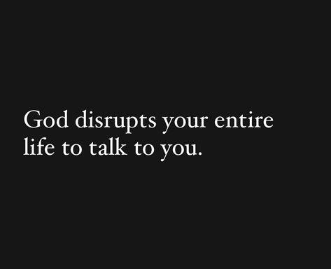 Yes it’s hard, but Don’t fight it. Listen, Be still. In the midst of disruption praise and worship Him. Confuse the enemy! Pray that He opens your eyes to see what he wants you to do, pray for wisdom and ordered steps. Surrender to His will. Be still and TRUST the process. He loves you so much that He wants your full attention so He removes all distractions. Thank you God for divine disruption 🙏🏿🤍 SCRIPTURE 1 Corinthians 15:22, Luke 5:19, Mark 5:22-34, Matthew 10:34-38, John 9:1-12, 2 Peter ... Matthew 10 34, Pray For Wisdom, John 9, Quotes Pretty, Mark 5, Matthew 10, 2 Peter, Thank You God, Trust The Process