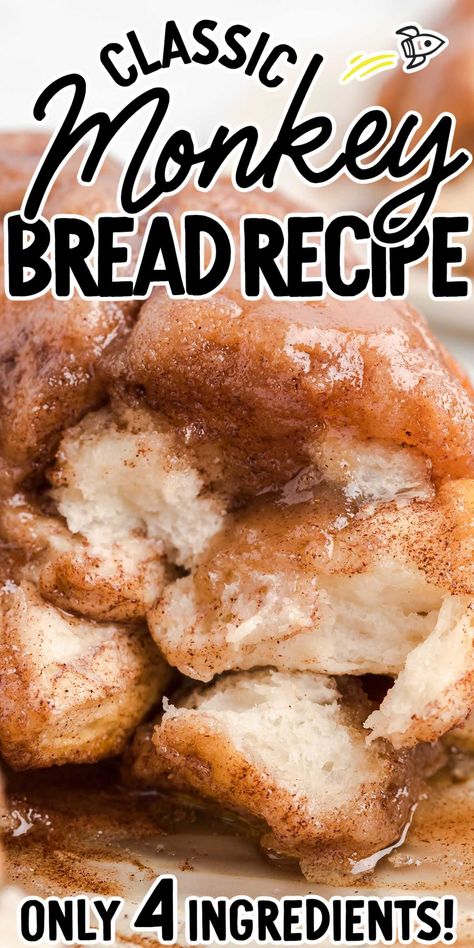 Monkey Bread In 8x8 Pan, Monkey Bread In Loaf Pan, Make Ahead Monkey Bread, Grands Monkey Bread, Homemade Monkey Bread Recipe, Overnight Monkey Bread, Monkey Breads, Homemade Monkey Bread, Monkey Bread Recipe Easy