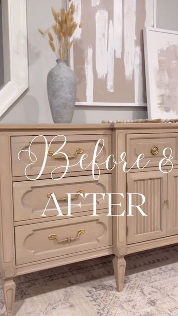 White Wash Furniture Bedroom, Bleached Dresser Makeover, Beige Chalk Paint Furniture, Tan Paint Wash Furniture, Beige Furniture Paint, Tan Washed Furniture, Bleached Furniture Diy, Beige Painted Dresser, Tan Wash Furniture Diy