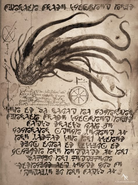 Fantasy Creatures Mythology, Myths & Monsters, Grimoire Pages, Creature Fantasy, Lovecraftian Horror, Dark Books, Writing Fantasy, Hp Lovecraft, Eldritch Horror