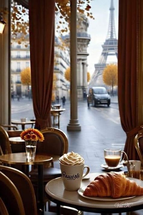 Paris Coffee Shop, Coffee In Paris, Paris Breakfast, Parisian Cafe, French Cafe, Paris Aesthetic, Paris Cafe, Life Experience, Paris Photography