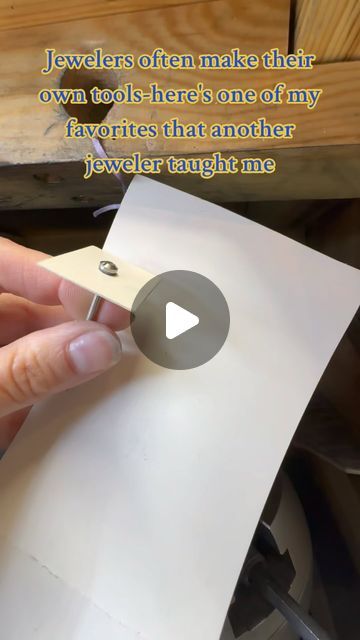 Custom Goldsmith & Fine Jeweler on Instagram: "BEHIND THE SCENES- Jewelers love sharing tips and tricks, anything to improve on process. And because we make all our jewelry in house we need every tip we can get! #jewelrymakingtips #salemjeweler #creativecollectivema #salemmainstreets" Silversmithing Bracelets, Diy Jewelry Tools, Jewellery Techniques, Smith Tools, Silversmithing Jewelry, Silver Smithing, Metal Jewelry Making, Jewelers Tools, Soldering Jewelry