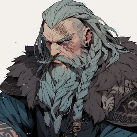 Viking Dnd Character, Viking Man Art, Fantasy Viking Art, Dwarves Dnd, Viking Fantasy Art, Viking Dnd, Viking Character Design, Viking Character, Dungeons And Dragons Art