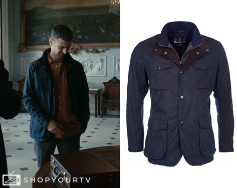 The Gentleman: Season 1 Episode 1 Eddie's Blue Pocket Front Jacket Eddie Horniman, Theodore James, Buy Outfits, The Gentlemen, Worn On Tv, Wardrobe Clothes, Tv Show Fashion, The Gentleman, Shop Clothes