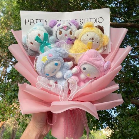 Sanrio Bouquet Hello Kitty Flower Melody Plush Bouquet Christmas Gift Valentine Gift Birthday Gift Gift for Her Anniversary Gift Kids Gift Bouquet Hello Kitty, Sanrio Bouquet, Plush Bouquet, Bouquet Christmas, Melody Plush, Christmas Ideas Gifts, Gift Valentine, Valentine Gift, Gift Birthday