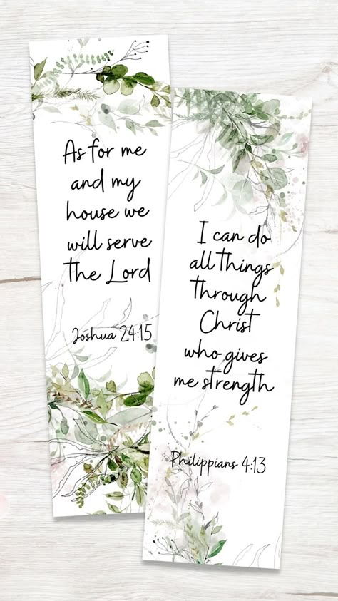 Christian Bookmark Printable Bible Verse Bookmark Set Digital - Etsy Canada Book Marks Bible Verse, Bible Verses Bookmark, Bible Book Mark Ideas, Bible Bookmark Ideas, Book Mark Bible Verse, Bookmarks For Bible, The Mitten Book Activities, Printable Bible Bookmarks, Bookmark Bible Verse