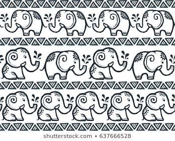 Indian Elephant Drawing, Elephant Art Drawing, Diy Bag Painting, Elephant Doodle, Worli Painting, Elephant Graphic, Mandala Art Therapy, Elephant Drawing, Madhubani Art