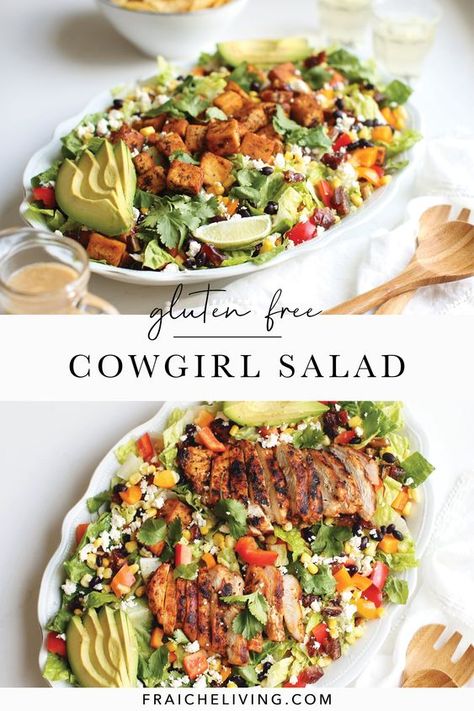 Healthy Big Salads, Salad For Meals Dinners, Best Big Salad Recipes, Chicken Dinner Salad Recipe, Meal Salads Main, Crowd Pleasing Salad Recipes, Luncheon Salad Ideas, Big Salad Recipes Healthy, Salad For Dinner Ideas