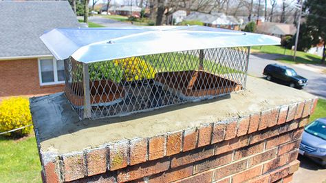 How to Install a Chimney Cap  #chimney #homedecor #home #diy Chimney Caps Ideas Design, Chimney Caps Ideas, Diy Chimney Cap, Diy Chimney, Bronze Chimney Cap, Victorian Chimney Sweep, Crown Ideas, Chimney Cap, Honey Do List