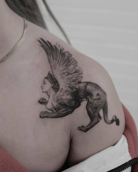 Sphinx from Gustav Moreau “Oedipus and the Sphinx” Greek Sphinx Tattoo, Sphynx Tattoo, Sphinx Art, Sphinx Wallpaper, Sphinx Artwork, Sphinx Mythology, Greek Sphinx Art, Sphinx Tattoo, French Artwork