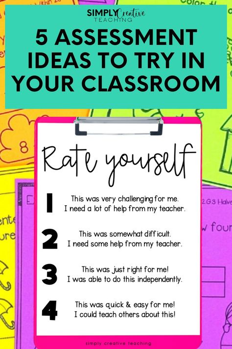 Teachers, use these 5 assessment strategies to quickly understand your students’ needs! These simple to implement assessments will provide guidance to drive your instruction. Read all about how to use them in your Kindergarten, 1st, or 2nd grade classroom! Tips include post-it notes, rating scale, exit tickets, and MORE! Use with any lesson including literacy, math, whole group, small group, or virtual instruction! Get FREE math exit tickets to try out today with your students! Formative Assessment Strategies, Math Exit Tickets, Active Learning Strategies, Student Self Assessment, Formative And Summative Assessment, Classroom Assessment, Assessment Strategies, Rating Scale, Student Assessment