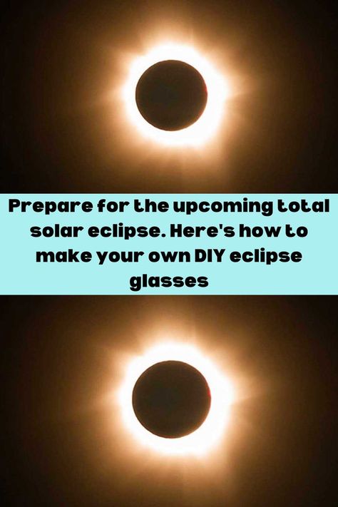 Diy Eclipse Glasses, Eclipse Glasses, Boho Style Outfits, Total Solar Eclipse, Fun Crochet Projects, Dried Floral, Solar Eclipse, How To Make Your, Last Minute