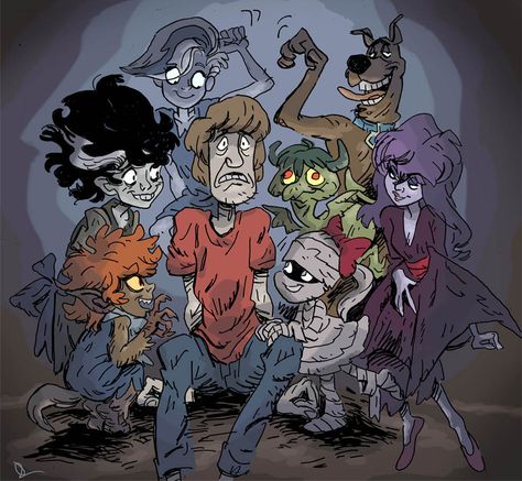 Shag and the Ghoul School by https://theintrovert.deviantart.com on @DeviantArt Scooby Doo And The Ghoul School, Sibella Dracula, Be Cool Scooby Doo, Ghost School, Mystery Gang, Scooby Doo Pictures, Ghoul School, Scooby Doo Mystery Inc, The Ghoul