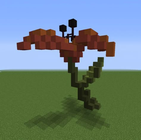 Giant Flower Minecraft, Minecraft Giant Flowers, Minecraft Flower Build, Minecraft Mushroom Village, Minecraft Island Ideas, Wonderland Minecraft, Fairy Minecraft Builds, Aesthetic Minecraft Houses, Fairy Minecraft