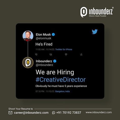 Hiring creative director -inbounderz Creative Hiring Post Design, We Are Hiring Creative Ads, Creative Hiring Post, Hiring Creative Ads, Creative Hiring Ads Ideas, Hiring Poster Creative, Hiring Ad, Hiring Poster, Diy Office Decor