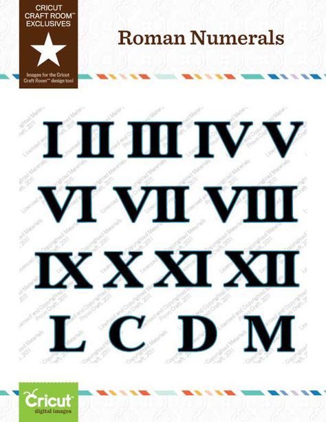 Hi, Everyone! I have been busy creating some new projects for Cricut using their latest Craft Room Exclusive cartridges and I thought I would share them with you here. Cricut Craft Room Exclusives … Roman Numeral Font Style, Roman Numeral Font, Roman Numeral Birthday, Free Stencils Printables Templates, Stencils Printables Templates, Free Stencils Printables, Number Tattoos, Animal Stencil, Stencils Printables