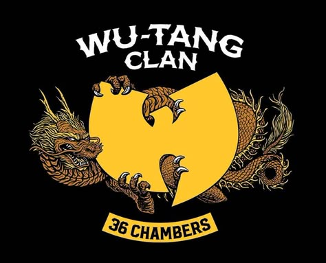 Design I created for WU-TANG CLAN #wutang #wutangclan #36chambers Hip Hop Culture Art, Wu Tang Killa Bees, Wu Tang Clan Album, Fox Racing Tattoos, Wu Tang Tattoo, Wu Tang 36 Chambers, Wu Tang Clan Logo, Hip Hop Logo, 36 Chambers