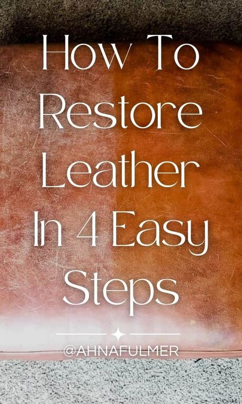 Diy Leather Furniture, Leather Cleaner Diy, Leather Couch Repair, Cleaning Leather Couch, Leather Furniture Repair, Couch Repair, Diy Leather Repair, Leather Restoration, How To Make Leather