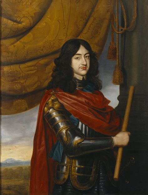 King Charles II (1630–1685) as a Young Man in Exile, studio of Gerard van Honthorst Charles Ii Of England, House Of Stuart, English Monarchs, Historical Hairstyles, Charles I, Charles Ii, 17th Century Art, Strange History, Tudor History