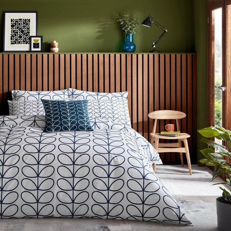 Orla Keily, Orla Kiely Bedding, Smart Shades, Stem Design, Super King Duvet Covers, Blue Duvet, Double Duvet Covers, Double Duvet, Single Duvet Cover