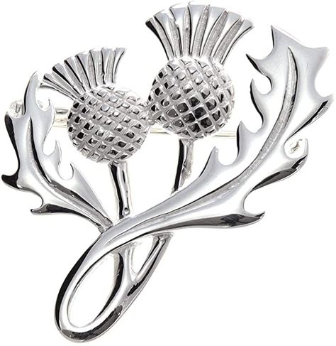 Sterling Silver Thistles Brooch and jewellery gift box : Amazon.co.uk: Jewellery Silver Brooch Pin, Scottish Jewellery, Scottish Thistle, Scottish Gifts, Sterling Silver Brooch, Jewellery Gift, Silver Brooch, Stylish Gifts, Jewelry Gift Box