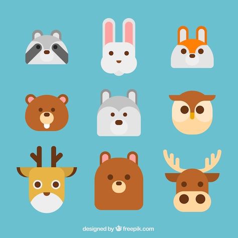 Minecraft Pillow, Ted Bear, Fun Animals, Animal Art Prints, Simple Toys, Poster Layout, Publication Design, Kids App, Animal Heads