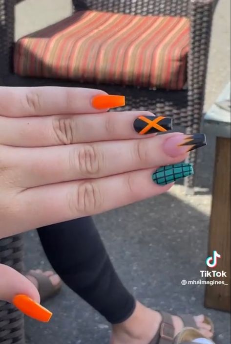 Band Nails, Beauty Hacks Nails, Anime Nails, Classic French Manicure, Bakugo Katsuki, Cute Acrylic Nail Designs, Really Cute Nails, Cute Gel Nails, Nails Only