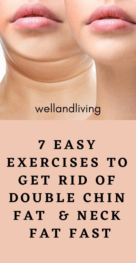 7 Easy Exercises to Get Rid Of Double Chin Fat and Neck Fat Fast - Saayla Neck Fat Exercises, Remove Double Chin, Rid Of Double Chin, Reduce Face Fat, Jawline Exercise, Double Chin Exercises, Reduce Double Chin, Chin Exercises, Face Fat