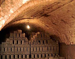 Inside a brick kiln, before firing the bricks. - http://www.levyboy.com/industry.htm Related Images, Kiln, Manchester, Ceramics, Quick Saves