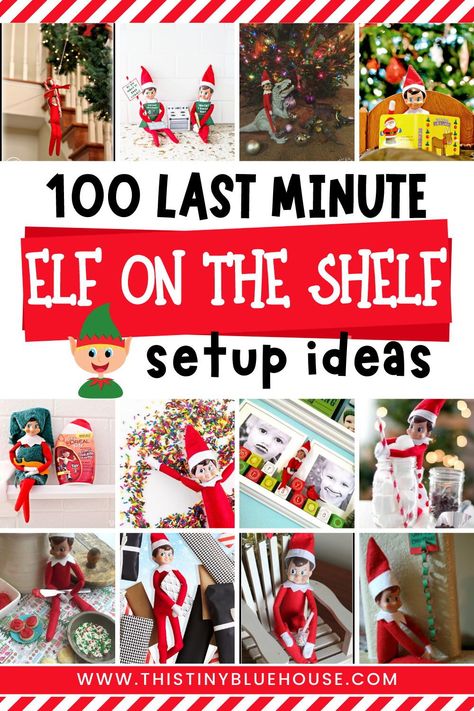 Don’t sweat your Elf On The Shelf this year and totally impress your kids! Here’s 100 best easy Elf On The Shelf ideas to totally rock Christmas this year! Super Elf, Tradition Ideas, Elf Brushes, Peanut Blossoms, Easy Elf On The Shelf, Easy Elf, Sweet Paper, Christmas Tradition, Lifestyle Blogs