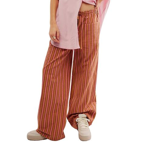 PRICES MAY VARY. ✿Soft Fabric: These striped drawstring pajama pants,wide leg pants woman,linen pants women,low waist straight pants lounge trousers with Pockets are made of premium 95% polyester, 5% elastane material, skin-friendly, soft and comfortable to wear. ✿Features: Y2k pants,y2k bottoms,womens pj pants,women's pajama bottoms,wide leg lounge pants for women,striped pants women,striped lounge pants,striped linen pants women,pj pants y2k,pj pants women,pinstripe pants women,pajama pants y2 Striped Lounge Pants, Lounge Pants Womens, Pockets Fashion, Loose Trousers, Wide Stripes, Baggy Pants, Baggy Pant, Trouser Style, Loose Pants