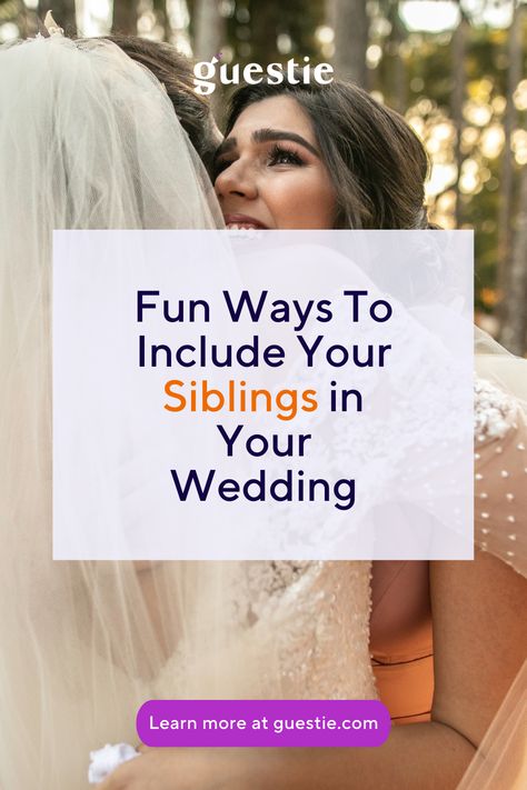 We’re all about making sure siblings are included and celebrated at weddings! From walking the aisle together to a special dance, there are so many fun ways to make your siblings a part of your special day. Wedding Jobs, Sister Of The Groom, Wedding Roles, Wedding Transportation, Funny Questions, Bride Sister, Wedding Toasts, Wedding Speech, Wedding Timeline