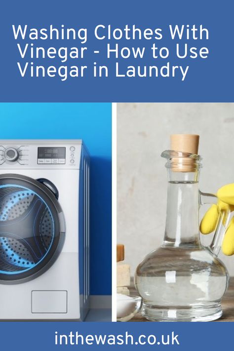 Should you wash clothes with vinegar, and how do you do it safely and effectively? Find out in this guide to using vinegar in laundry. Vinegar In Washing Machine Laundry, Vinegar Washing Machine Clothes, Washing Laundry With Vinegar, Vinegar And Laundry, Clean Washer With Vinegar, How Much Vinegar To Add To Laundry, Vinegar In Laundry Washing Machines, Vinegar Laundry Uses, Using Vinegar In Laundry