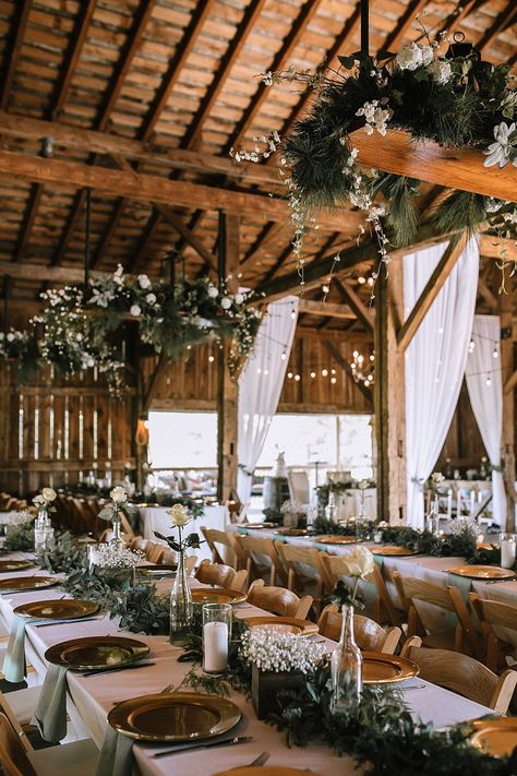 Organic Floral Filled Wedding at Pinehall Farms. For more barn wedding ideas, visit burghbrides.com! | wedding reception | wedding decor | wedding inspiration | farm wedding | wedding flowers | Farm Wedding Decorations, Farm Wedding Reception, Barn Wedding Ideas, Long Table Wedding, Barn Wedding Inspiration, Fall Barn Wedding, Hamptons Wedding, Rustic Farm Wedding, Wedding Reception Design