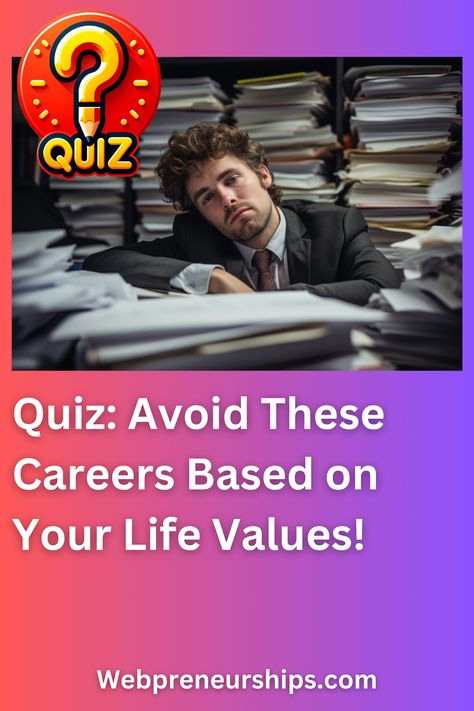 See which careers don't align with your values in life. Share your results in the comments.
******** Webpreneurships Quiz Playbuzz Quiz Quizzes Buzzfeed Quiz General Knowledge IQ Test Math Trivia Logic Riddles Career Quiz General Knowledge Test, Business Growth Quotes, Career Quiz, Knowledge Test, Aim In Life, Life Values, Playbuzz Quiz, Basic Grammar, Iq Test