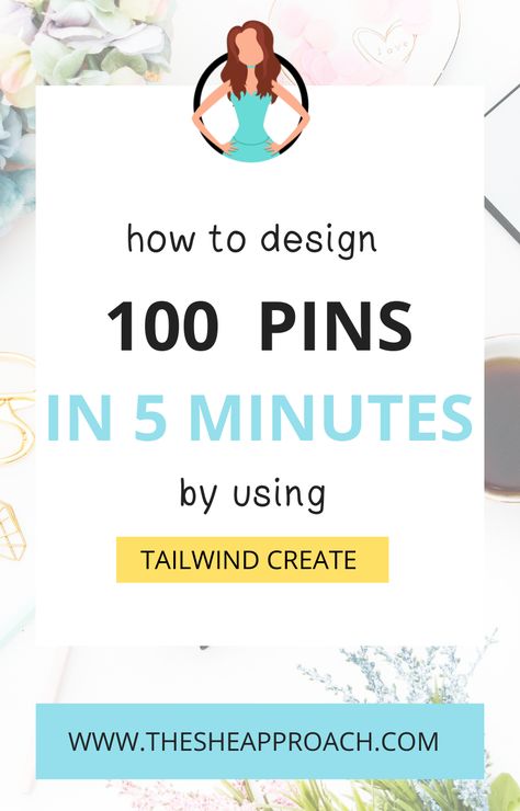 How To Make Pinterest Pins Fast: Using Tailwind Create To Batch Design New Pins Quickly. Tailwind Create Tutorial – How To Create Multiple Pins At Once - a full tutorial. Read the article for more Pinterest tips for bloggers on how to get blog traffic from creating stunning Pinterest graphics. #Socialmediatips #pinteresttutorial #tailwind Tailwind Pinterest Marketing, Creating Pins For Pinterest, How To Create Pins, How To Create Idea Pins, Canva 101, Pinterest Pin Design, Create Pin, Start Blog, Pinterest Va