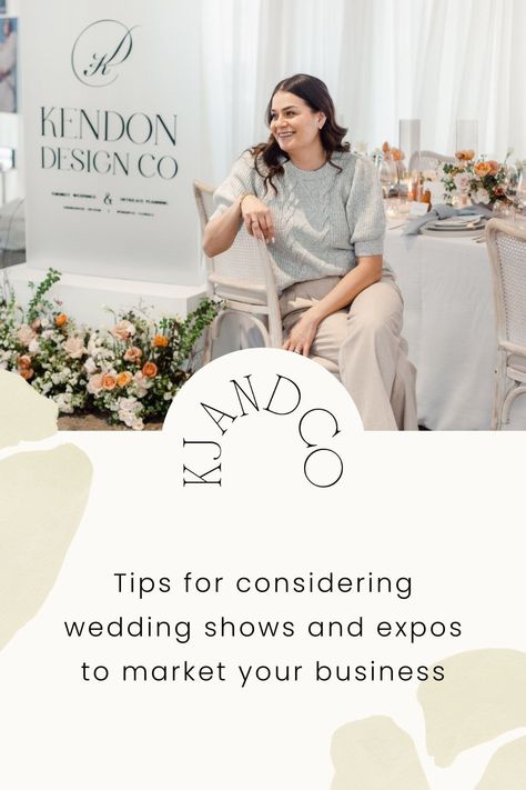 Social media is crucial to reach new clients for your wedding floral designer business, but have you tried in-person marketing like wedding shows and bridal expos to connect with new clients? Wedding show producer and business coach KJ & Co. interviews sharing her tips for marketing at wedding shows. You'll learn what type of vendors are wedding showcases best suited for, and how to prepare your business to exhibit at a wedding show and even tips for designing your booth as a wedding florist Wedding Trade Show, Bridal Expo Booth Ideas Wedding Planner, Florist Booth Bridal Show, Wedding Booth Design, Bridal Expo Booth Ideas, Bridal Show Booth, Wedding Expo Booth, Wedding Show Booth, Bridal Show Booths