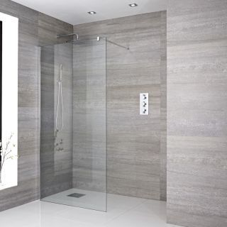 Wetroom Shower Screens | Safety Glass Shower Screens Scandi Bathroom, Walk In Shower Enclosures, Wet Room Screens, Wet Room Shower, Shower Sizes, Luxurious Showers, Bad Inspiration, Luxury Shower, Room Screen