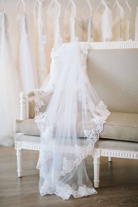 Toujours Wedding House Boutique Tour | SouthBound Bride | http://southboundbride.com/toujours-wedding-house-boutique-tour | Credit: Bright Girl Bridal Veils And Headpieces, Veil Headpiece, Yes To The Dress, Bridal Beauty, Bridal Veil, Home Wedding, Happily Ever After, Veil, Wedding Accessories