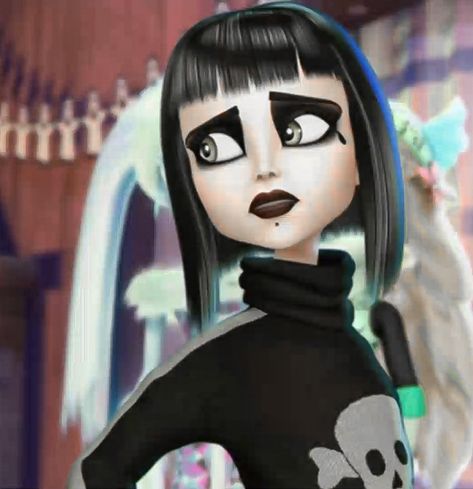 Goth Animated Characters, Claire Monster High, Clair Monster High, Goth Cartoon Characters, Trippy Vibe, Goth Characters, Circus Man, Image Monster, Gothic Characters