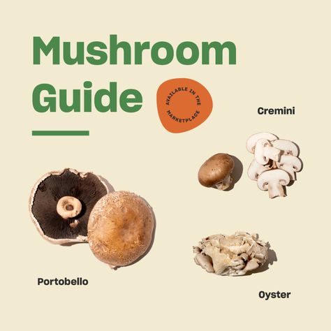 Different Kinds Of Mushrooms, Kinds Of Mushrooms, Misfits Market, Mushroom Guide, Mushroom Salad, Best Pans, Asian Inspired Dishes, Spicy Korean, Brown Mushroom