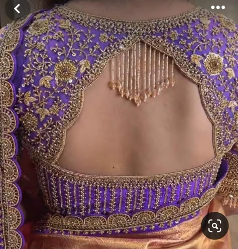 Full Sleeve Aari Work Blouse, Aari Work Hand Design, Grand Blouse Designs, Muhurtham Saree, Ns Creations, Bride Blouse, Golden Blouse Designs, Net Saree Blouse Designs, Bridal Aari Work