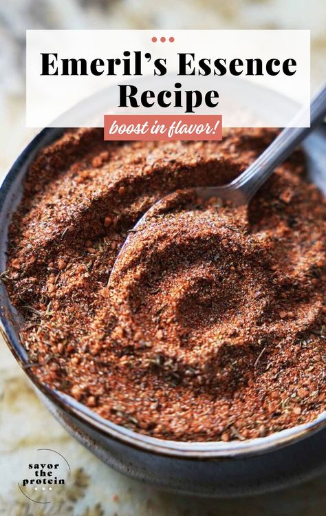 This homemade Essence recipe is better than any blackened seasoning you’ll ever have. Plus it’s super quick to make, and contains no preservatives or fillers!  Deliciously versatile, use it to season anything that needs a boost in FLAVOR! Fuddruckers Seasoning, Blackening Spice Recipe, Blacking Seasoning, Emeril Essence Recipe, Blackened Seasoning Recipe, Season Mixes, Homemade Blackened Seasoning, Blackening Seasoning, Condiments Recipes