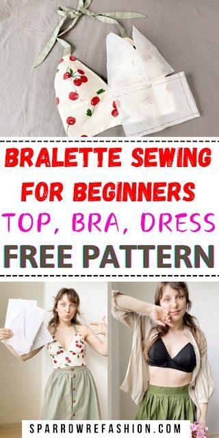 Bralette Top Tutorial| Beginner Friendly | Free PDF Pattern - Sparrow Refashion: A Blog for Sewing Lovers and DIY Enthusiasts Plus Size Bra Pattern Free, Diy Bra Pattern Free, Bralette Sewing Pattern Free, Free Bralette Sewing Pattern, Bra Pattern Free How To Make, Free Bra Sewing Pattern, Bralette Pattern Free, Sewing Bralette, Diy Bra Top