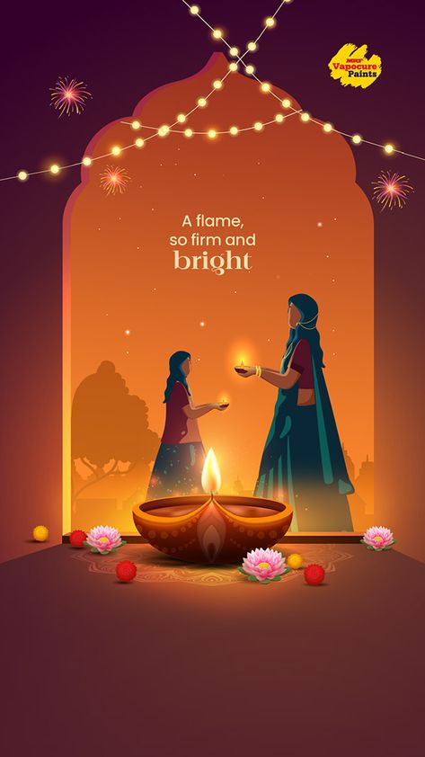 Diwali Creative Motion Graphics Diwali Illustration Design, Diwali Ads Creative Advertising Ideas, Diwali Post Design Creative, Dev Diwali Creative Ads, Deepavali Creative Ads, Diwali Flyer Design, Women Creative Ads, Diwali Social Media Post Design, Diwali Design Ideas