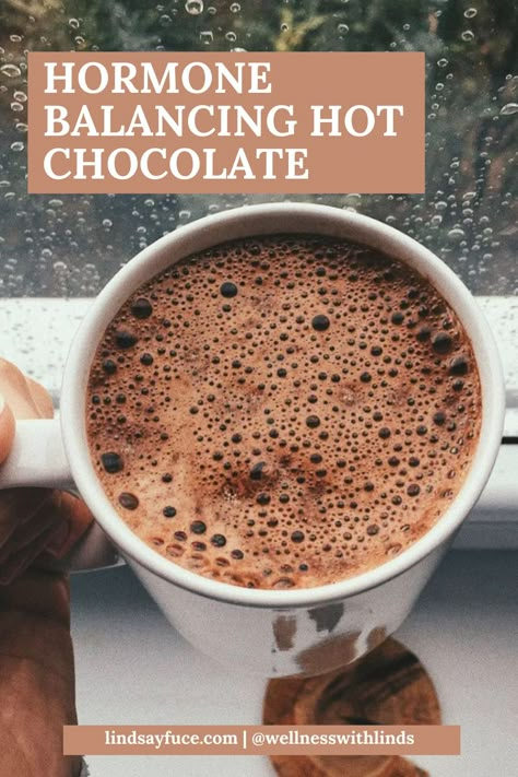 Healthy Hot Chocolate, Chocolate Caliente, Hot Chocolate Recipes, Irish Coffee, Smoothie Drinks, Back To Nature, Whole 30, Healthy Treats, Coffee Recipes