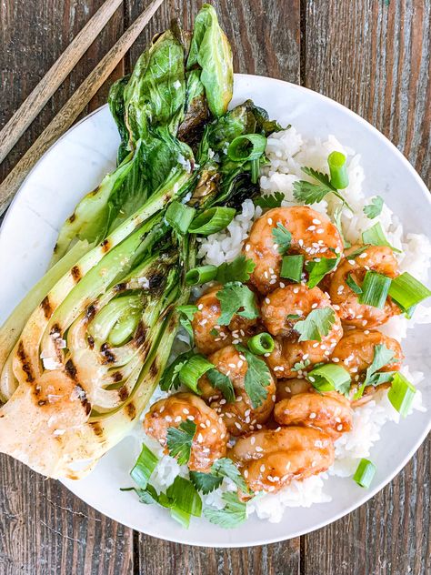 Gluten And Dairy Free Shrimp Recipes, Shrimp Fried Rice Gluten Free, Coconut Rice And Shrimp Recipe, Gf Coconut Shrimp, Tropical Shrimp Rice Bowl, Spicy Shrimp Recipes, Sweet And Spicy Shrimp, Shrimp And Rice Recipes, Coconut Rice Recipe