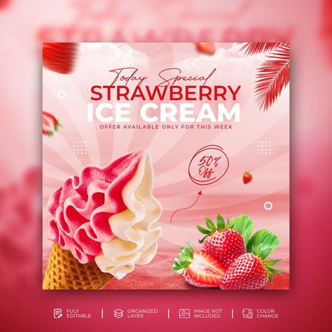 Ice cream food menu and restaurant banner social media social media post, ICE CREAM, social media, facebook, post, promotion, ice cream, poster, sale, promotion, promotion poster, education, social media, ice cream, cone social media, shot, branding, Instagram, advertising, social media post, social media design, graphic design, digital marketing, motion design, social ads, layout design, illustration, branding, unfold, graphics, advertising, banner ads, instagram stories, stories, instagram Ice Cream Social Media Design, Ice Cream Social Media Post, Ice Cream Social Media, Poster Education, Restaurant Banner, Cream Poster, Poster Sale, Ice Cream Pink, Ads Instagram