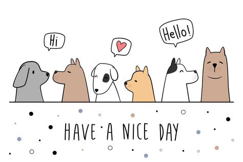 Doodle Wallpaper, Wallpaper Cover, Cute Dog Cartoon, Puppy Friends, Cartoon Doodle, Animal Doodles, 강아지 그림, Family Cartoon, Doodle Dog